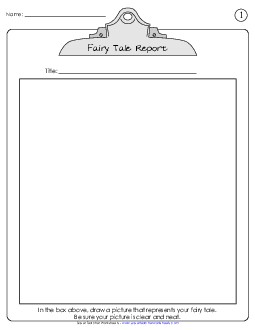 Fairy Tale Report Fairy Tales Worksheet