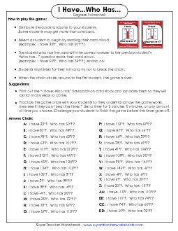 Temperature (Fahrenheit) Measurement Worksheet