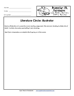 Lit. Circles: Illustrator Book Junie Spying Worksheet