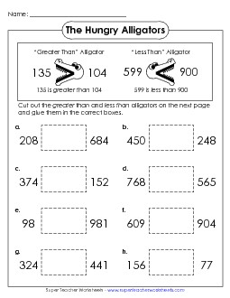 Greater Than / Less Than  Classroom Teaching Material