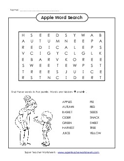 Word Search Puzzle Wordsearch Worksheet