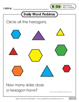 Daily Word Problems  K-126 through K-130 Worksheet