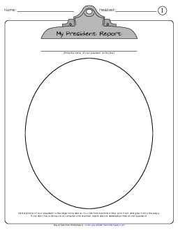 President Report (USA) Presidents Worksheet