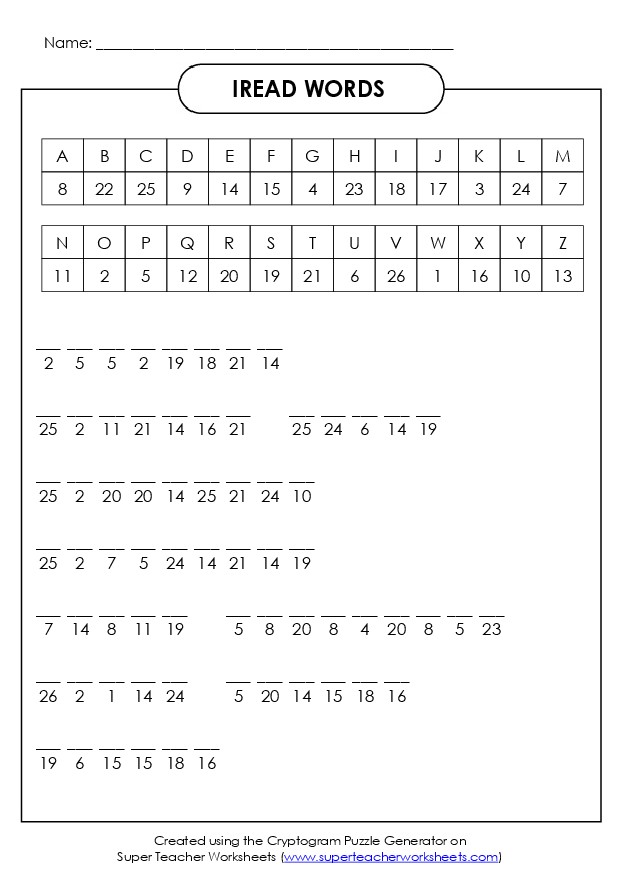 Cryptogram Puzzle Generator