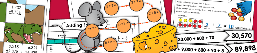 Basic Addition Facts - Worksheets