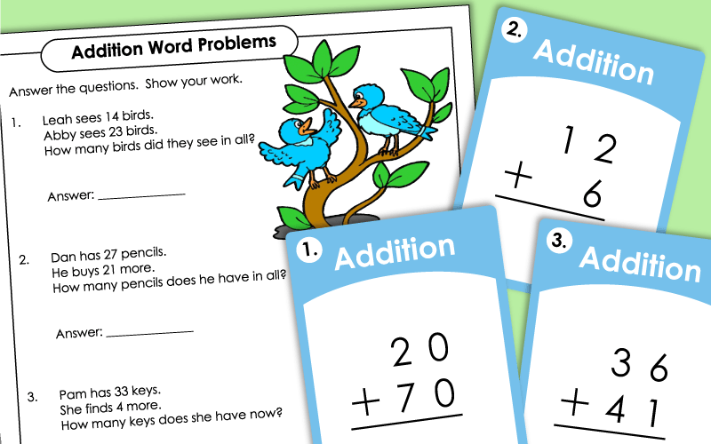 Addition Worksheets (No Regrouping)