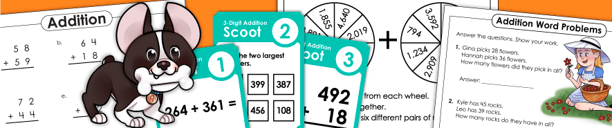 Multi-Digit Addition Worksheets