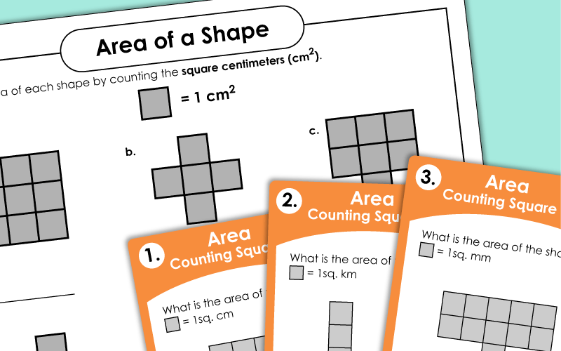 Basic Area Worksheets