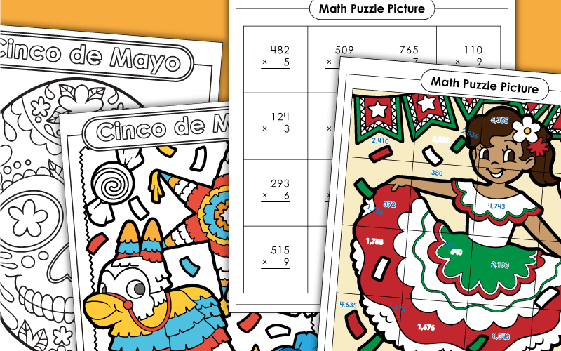 cinco de mayo Worksheets