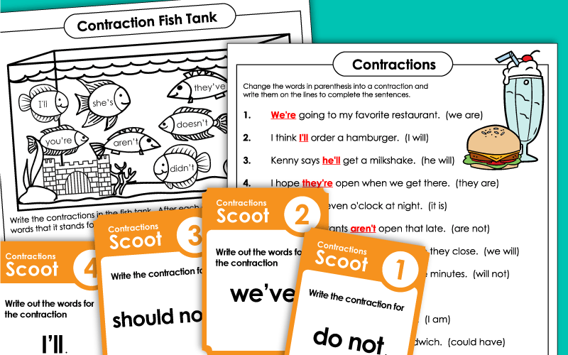 Contraction Worksheets