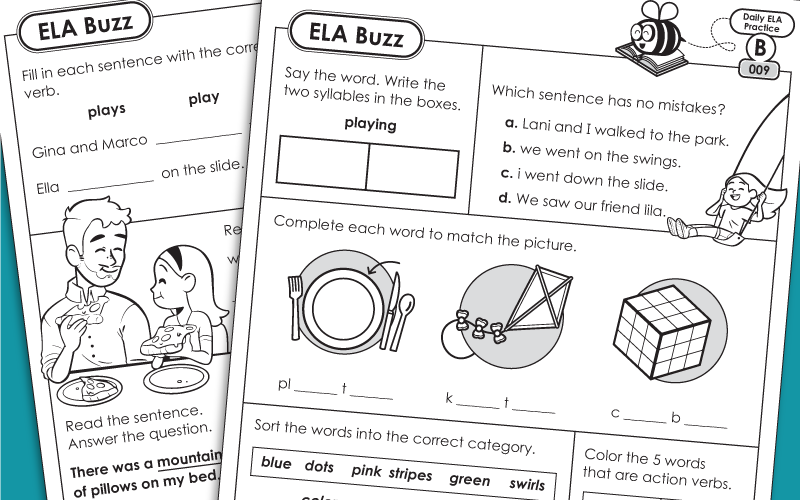 ela buzz b Worksheets