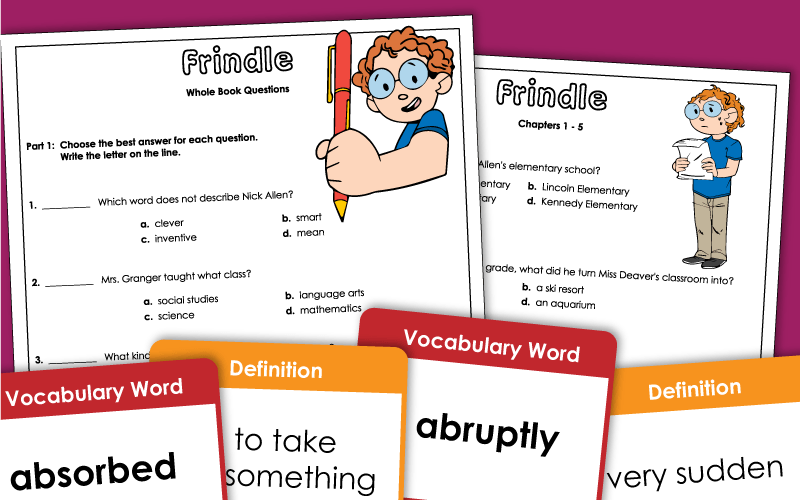 Frindle Worksheets