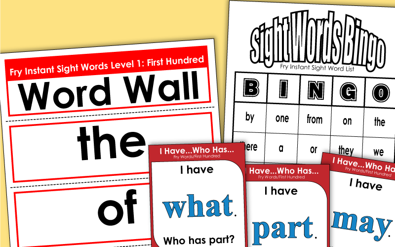 Fry Instant Sight Words