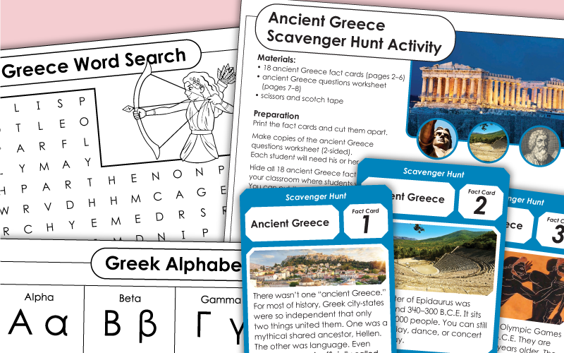 Ancient Greece Worksheets