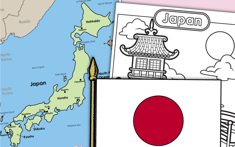 Japan Worksheets