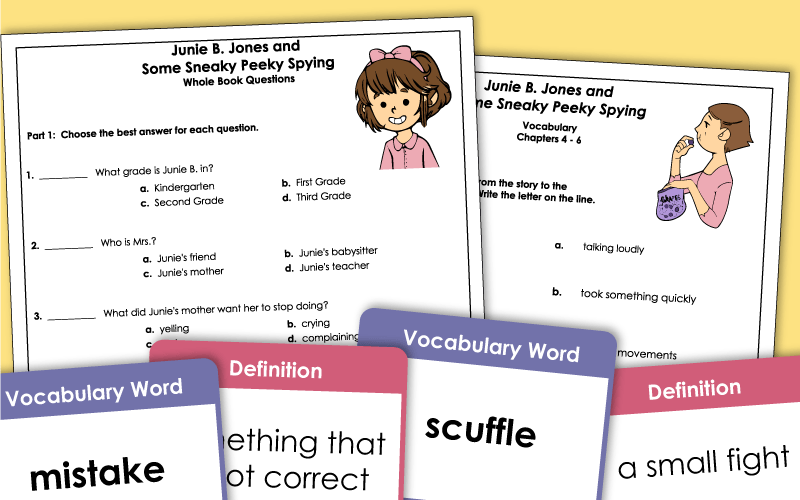 Junie B. Jones Worksheets