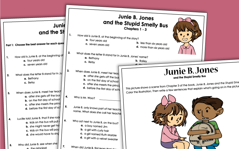 Junie B. Jones Worksheets