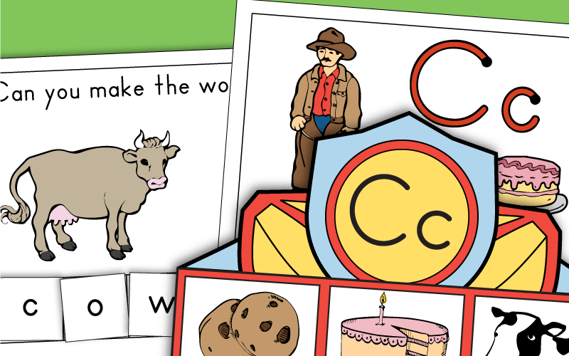 Letter C - Phonics Worksheets