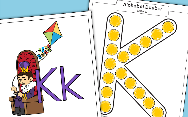 Letter K Worksheets