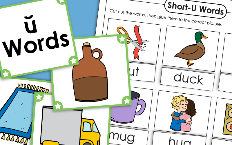 Short U - Phonics Worksheets