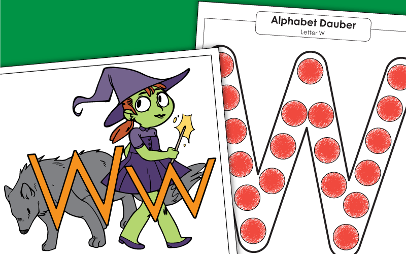 Letter W Worksheets