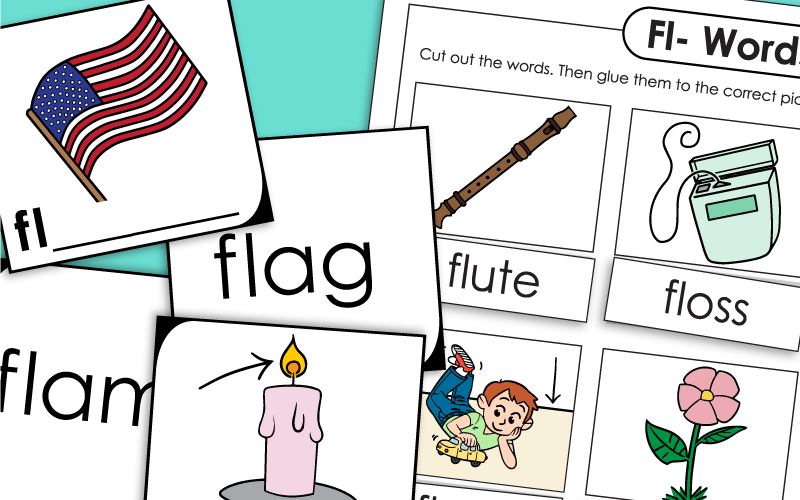 Fl- Consonant Blend Worksheets