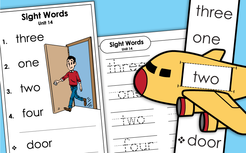 Sight Words Worksheets - Unit 14