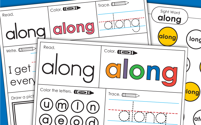 Sight Word: along