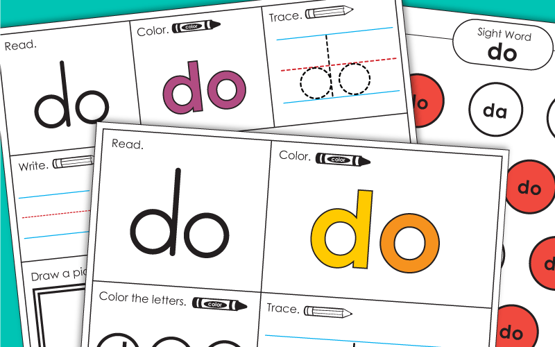 Sight Word Worksheets: Do