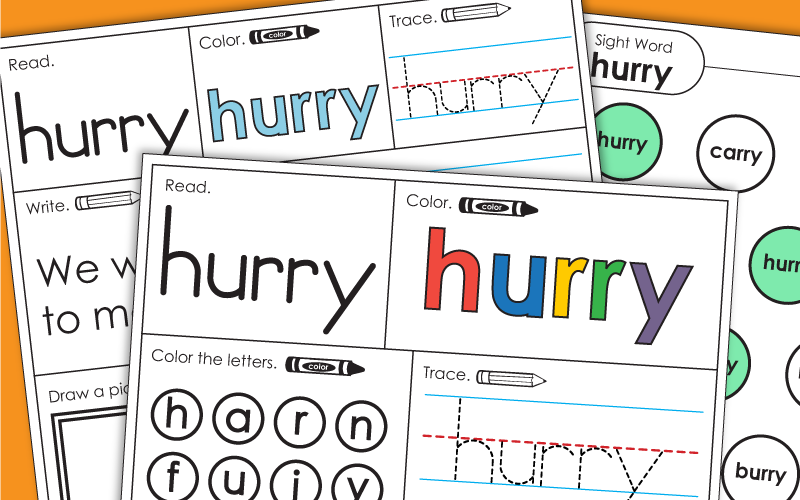 Sight Word: hurry