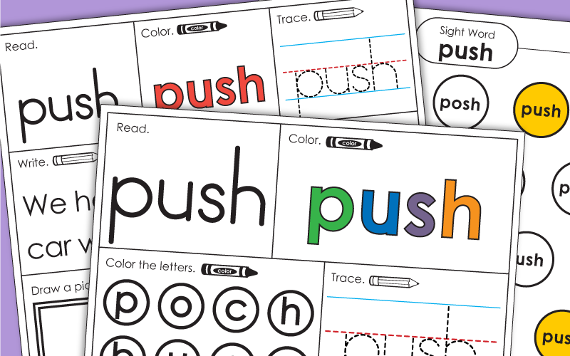 Sight Word: push