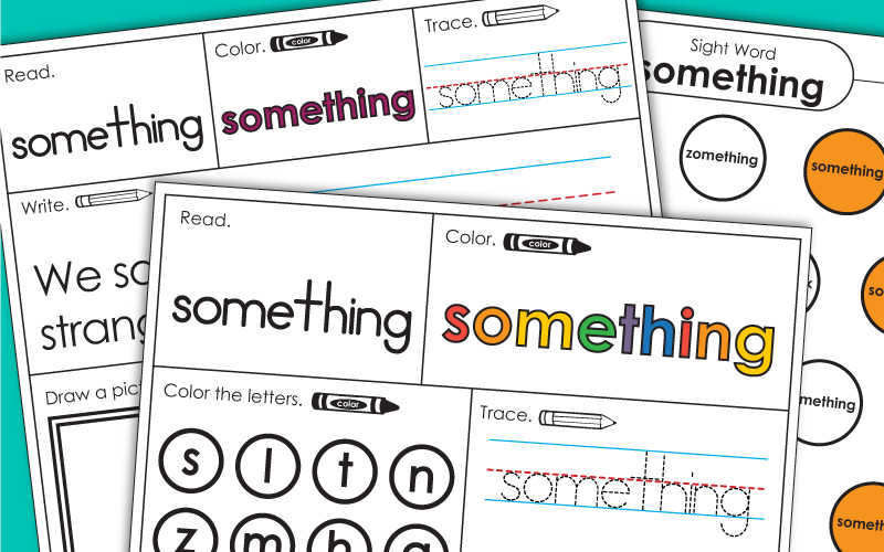 Sight Word: something