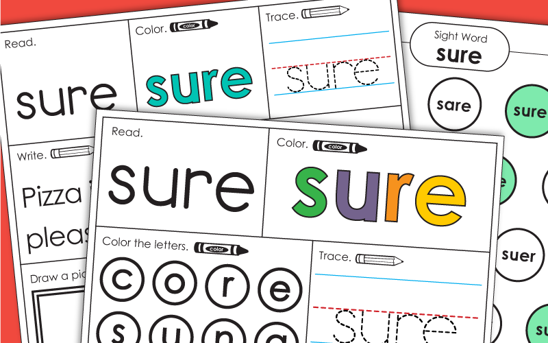 Sight Word: sure