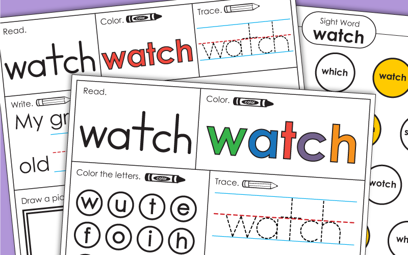 Sight Word: watch