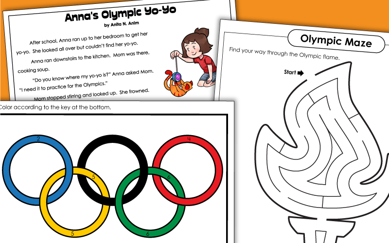 Summer Olympics Worksheets