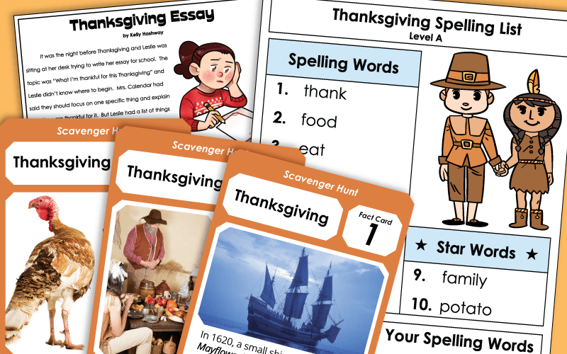 Thanksgiving Worksheets