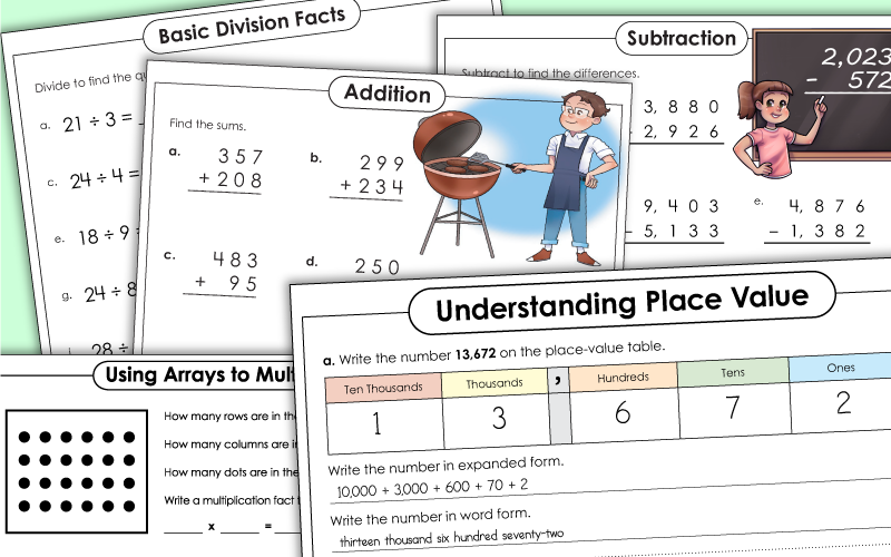 third grade math worksheets 3rd Worksheets