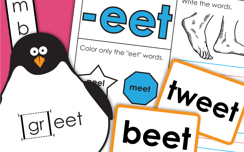 Word Family Worksheets -eet