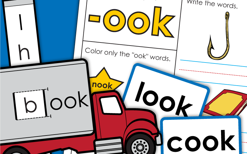 Word Family Worksheets -ook