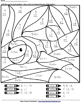 Addition Worksheets Basic