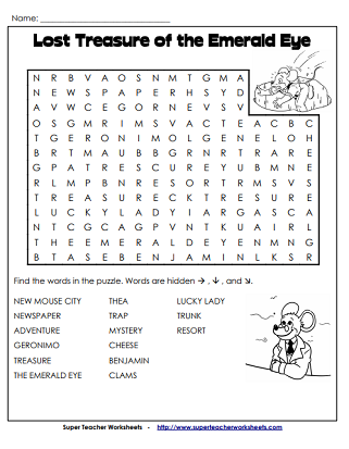 Literacy Book Unit Printable Worksheets