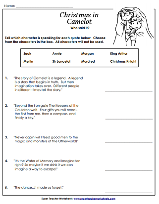 Literacy Book Unit - Printable Worksheets