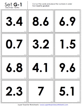 Decimal Activities