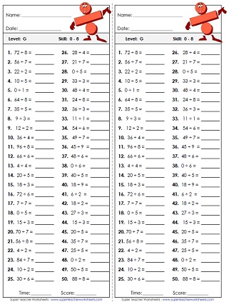 Basic Division Worksheets