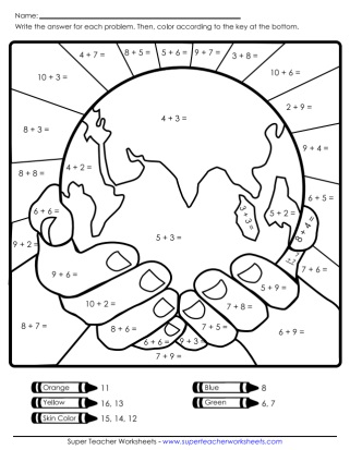 Earth Day Coloring Worksheets