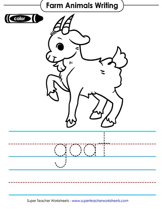 Farm Themed Worksheets