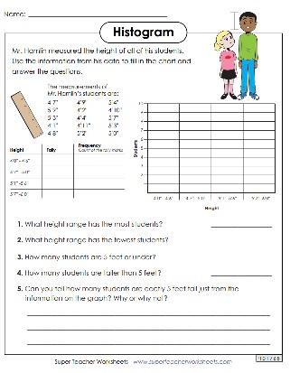 Printable Histogram Worksheet