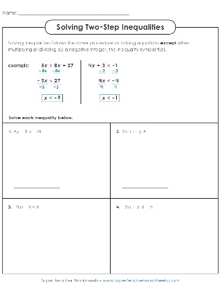 Inequalities-solving-basic-two-step