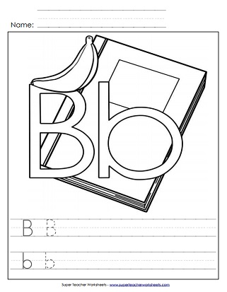 Letter B Worksheets 