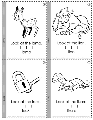 Printable Letter L Minibook